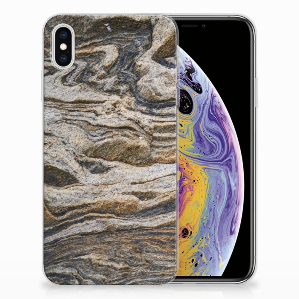 Apple iPhone Xs Max TPU Siliconen Hoesje Steen