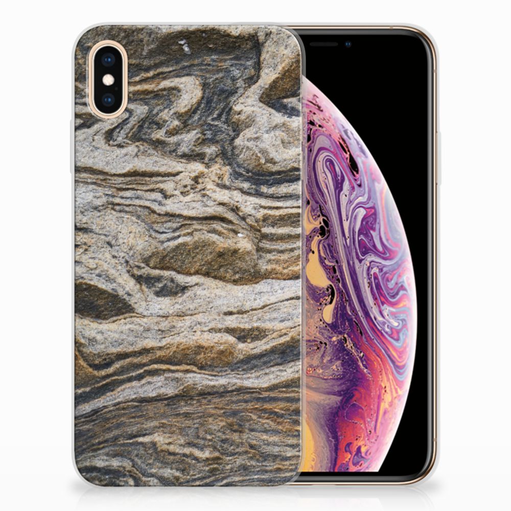 Apple iPhone Xs Max TPU Siliconen Hoesje Steen