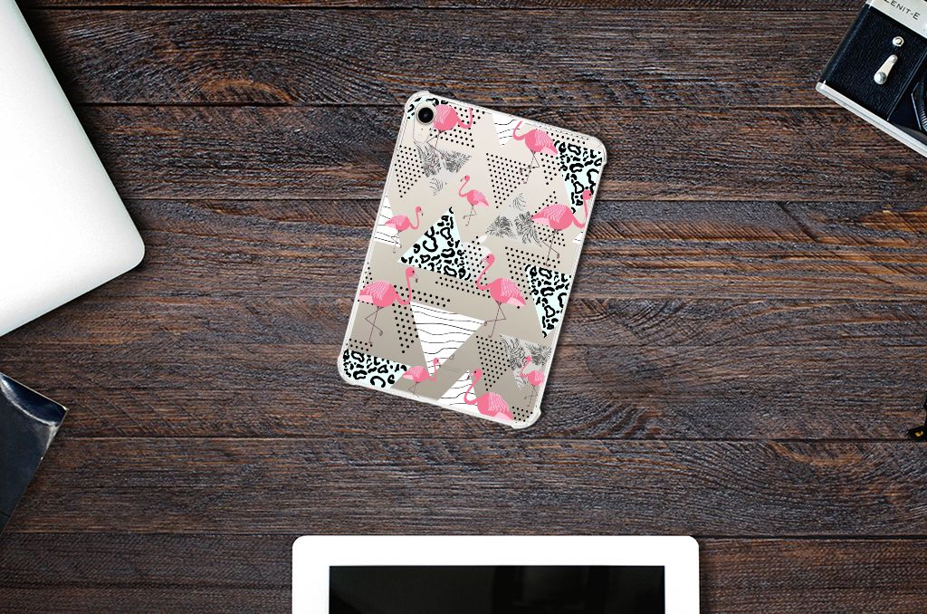 Apple iPad mini 6 (2021) Back Case Flamingo Triangle
