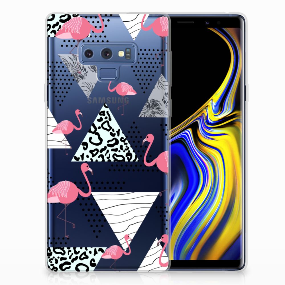 Samsung Galaxy Note 9 TPU Hoesje Flamingo Triangle