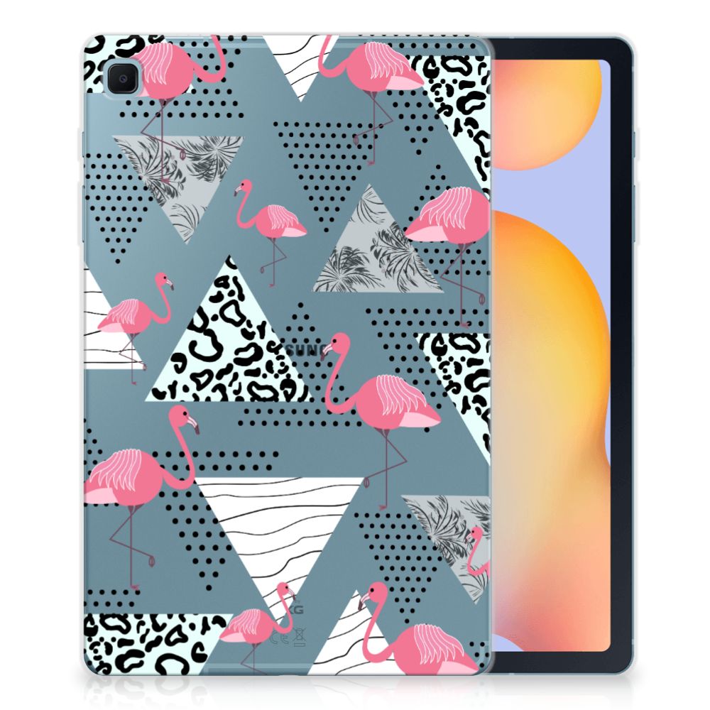 Samsung Galaxy Tab S6 Lite | S6 Lite (2022) Back Case Flamingo Triangle