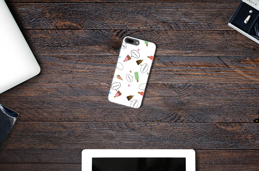 Apple iPhone 7 Plus | 8 Plus Siliconen Case IJsjes