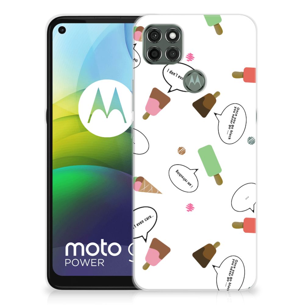 Motorola Moto G9 Power Siliconen Case IJsjes