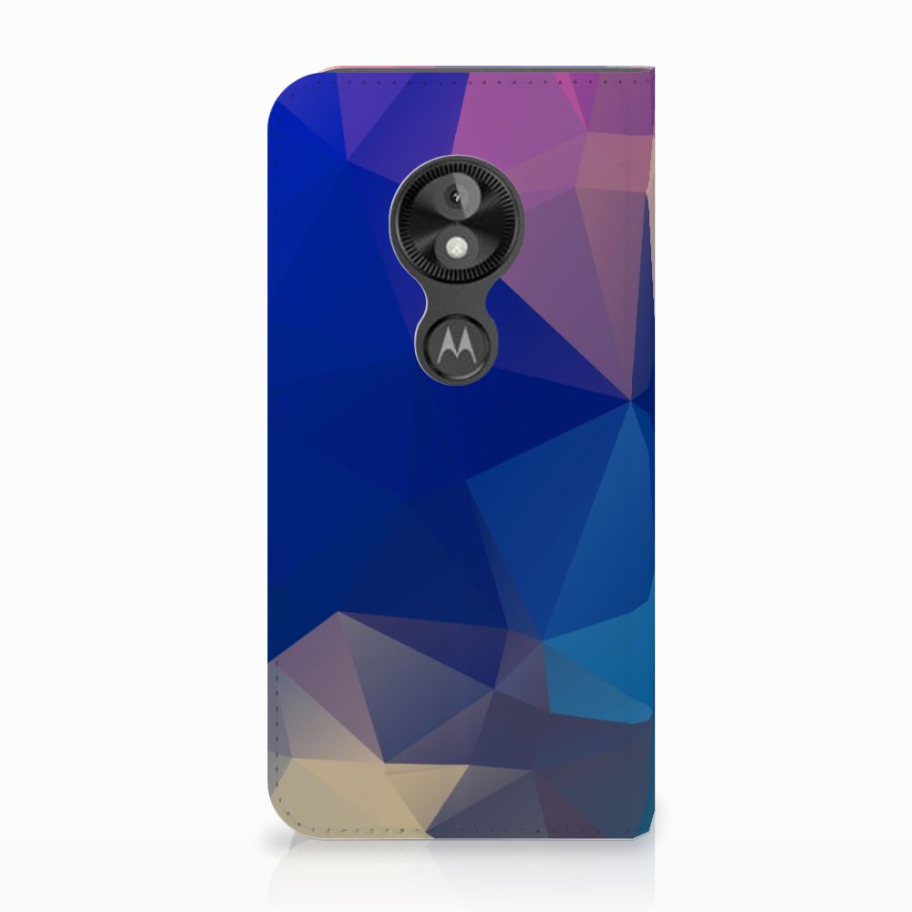 Motorola Moto E5 Play Stand Case Polygon Dark