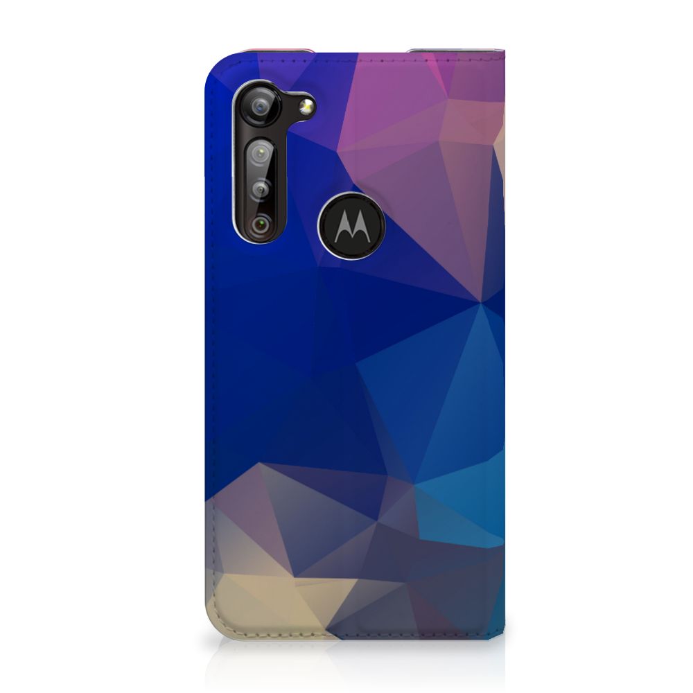 Motorola Moto G8 Power Stand Case Polygon Dark