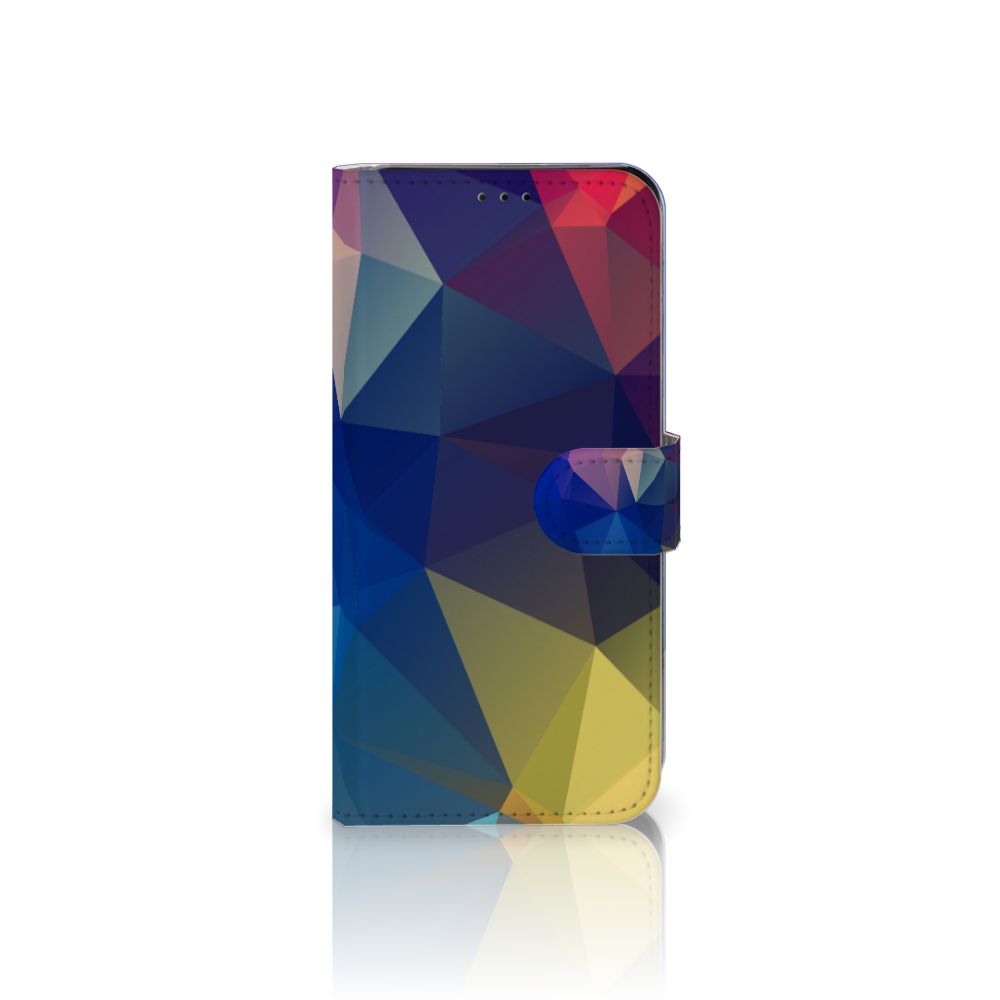 Samsung Galaxy A7 (2018) Book Case Polygon Dark