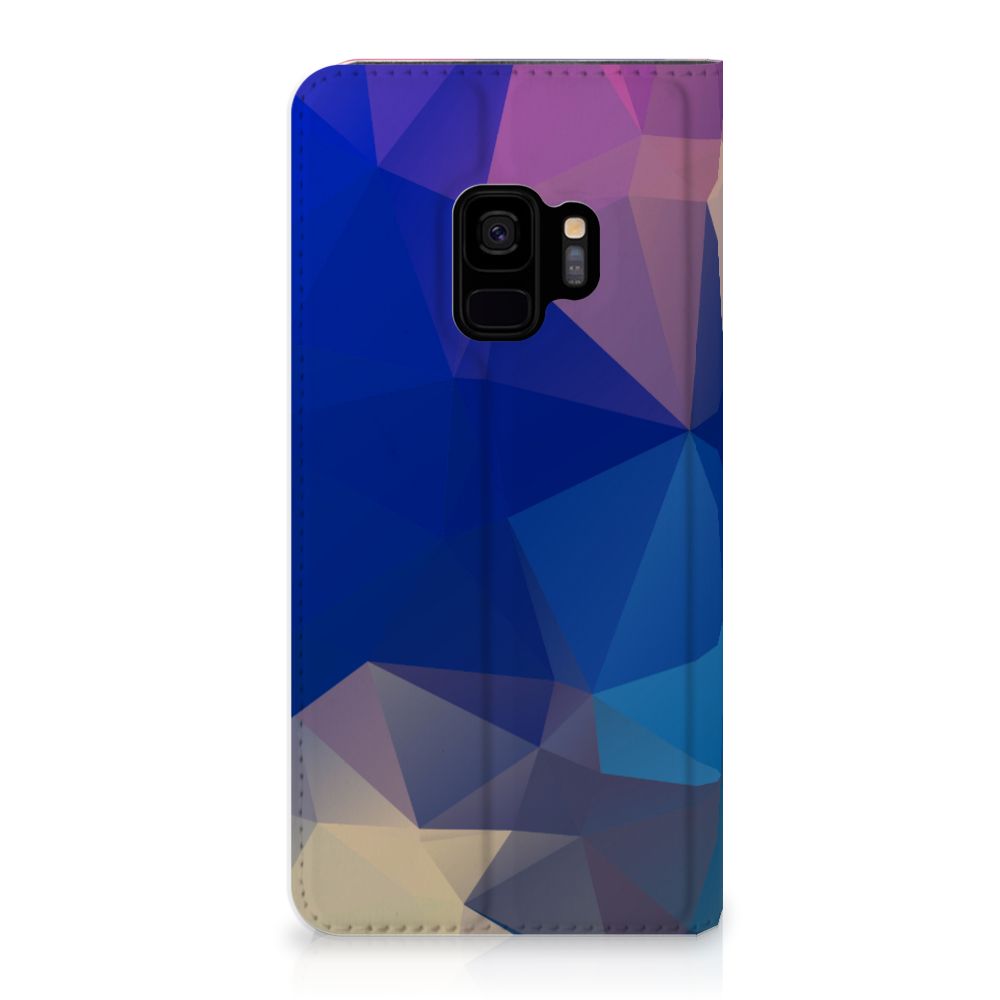 Samsung Galaxy S9 Stand Case Polygon Dark