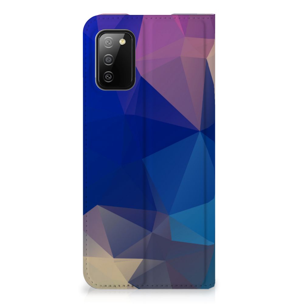 Samsung Galaxy M02s | A02s Stand Case Polygon Dark