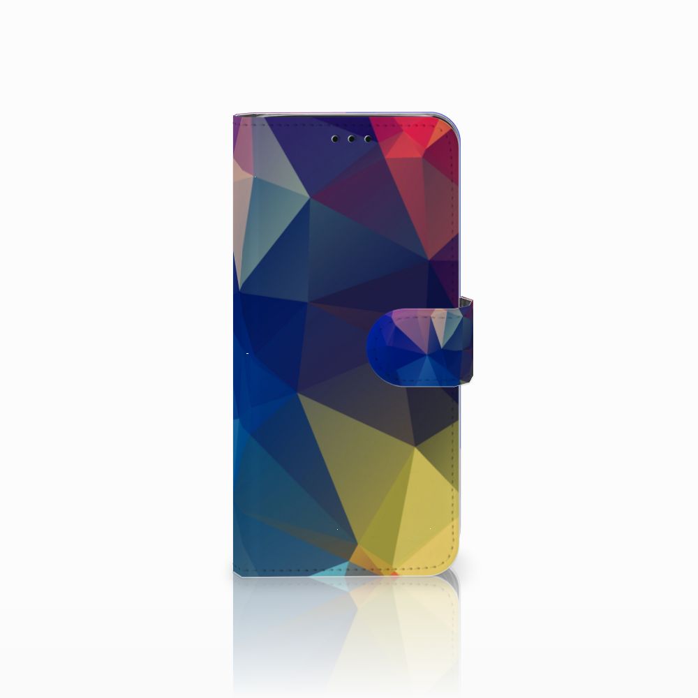 Samsung Galaxy J6 2018 Book Case Polygon Dark
