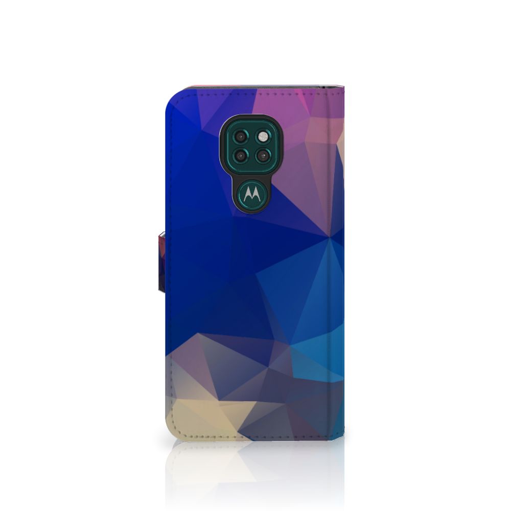 Motorola Moto G9 Play | E7 Plus Book Case Polygon Dark