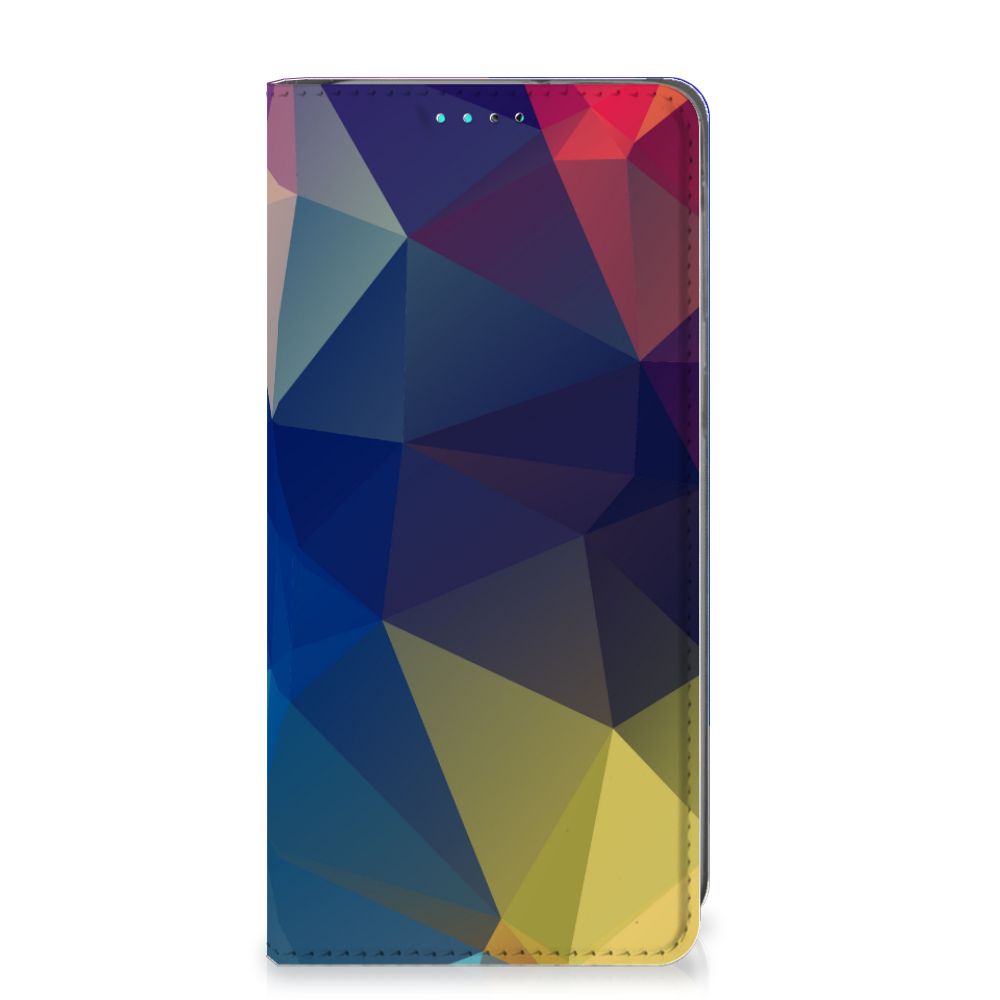 Samsung Galaxy A40 Stand Case Polygon Dark