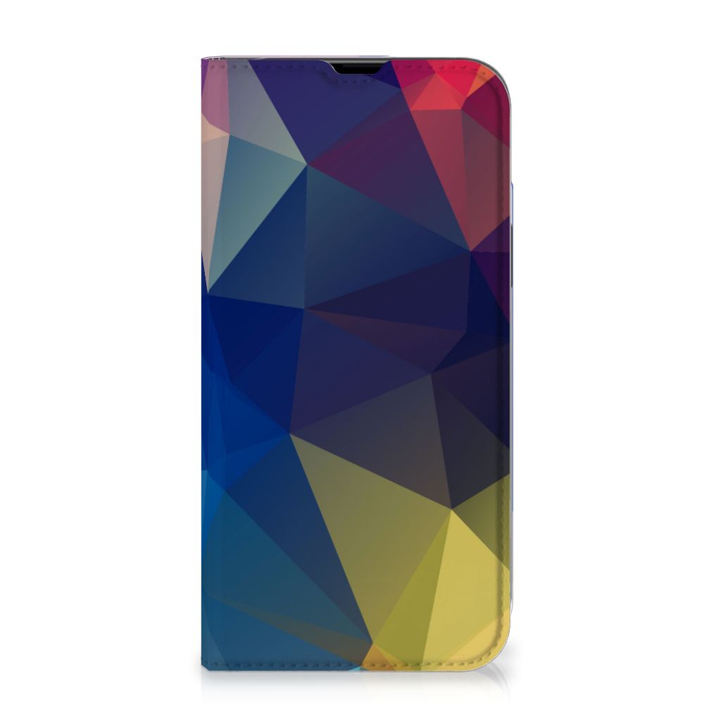 iPhone 13 Pro Max Stand Case Polygon Dark