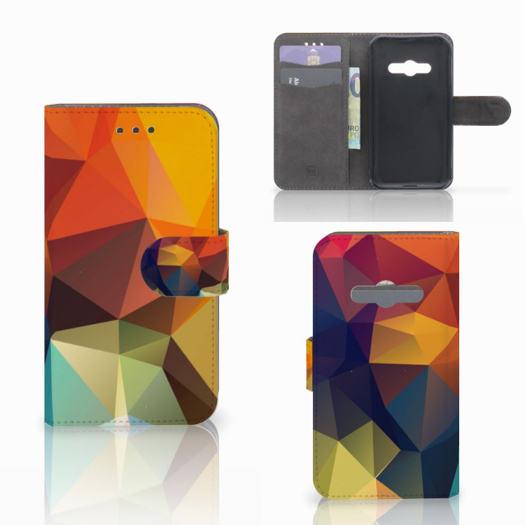 Samsung Galaxy Xcover 3 | Xcover 3 VE Book Case Polygon Color