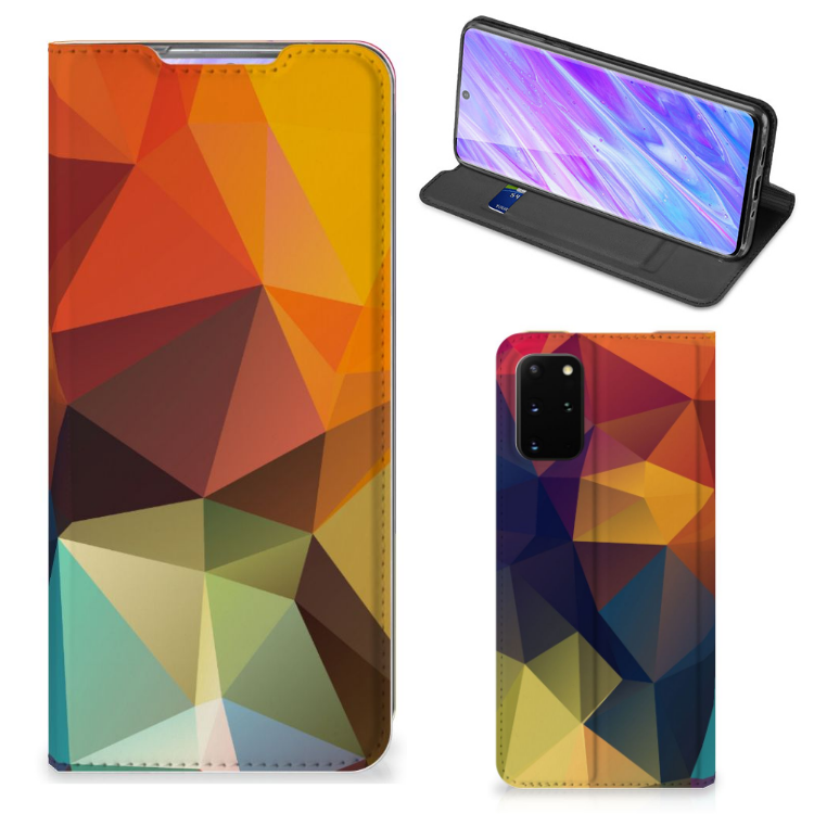 Samsung Galaxy S20 Stand Case Polygon Color
