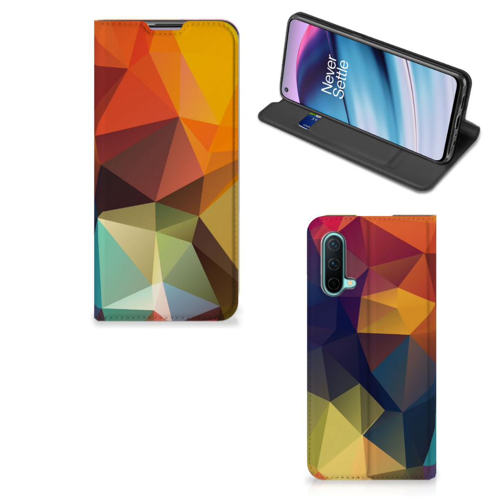 OnePlus Nord CE 5G Stand Case Polygon Color