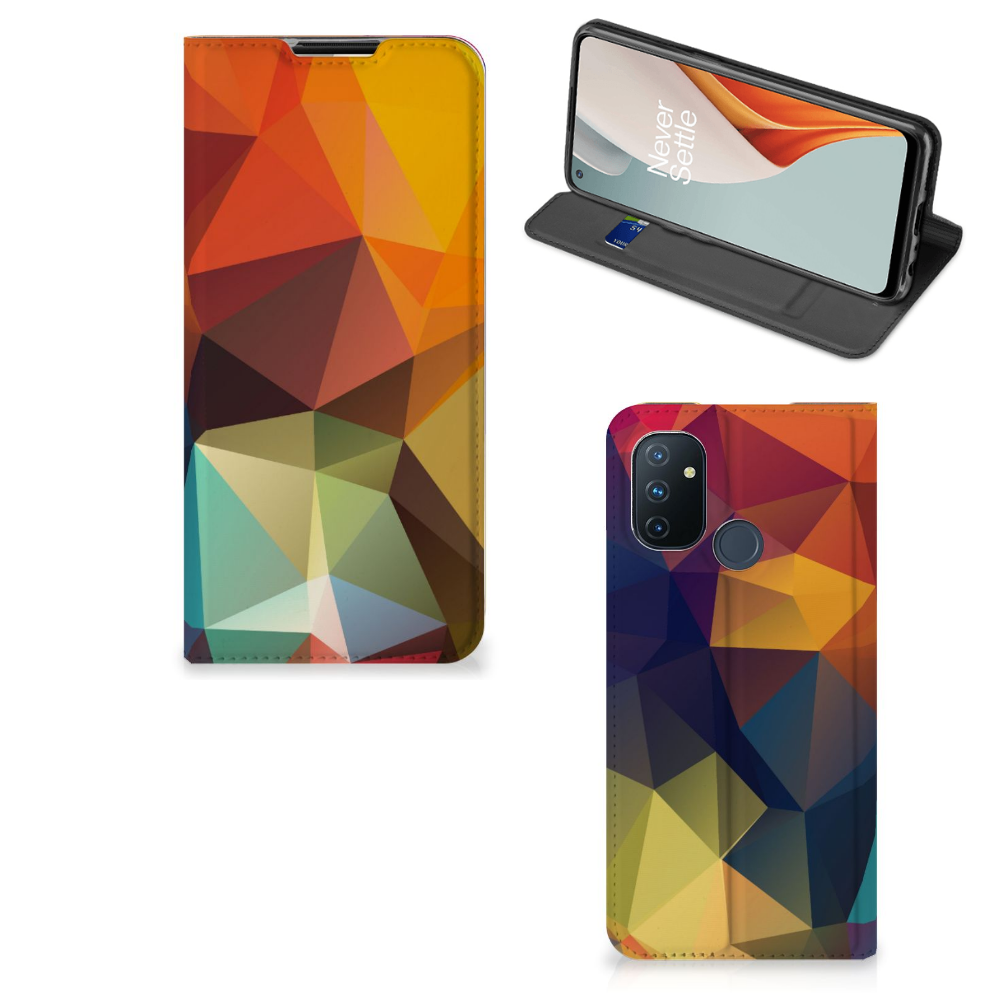 OnePlus Nord N100 Stand Case Polygon Color