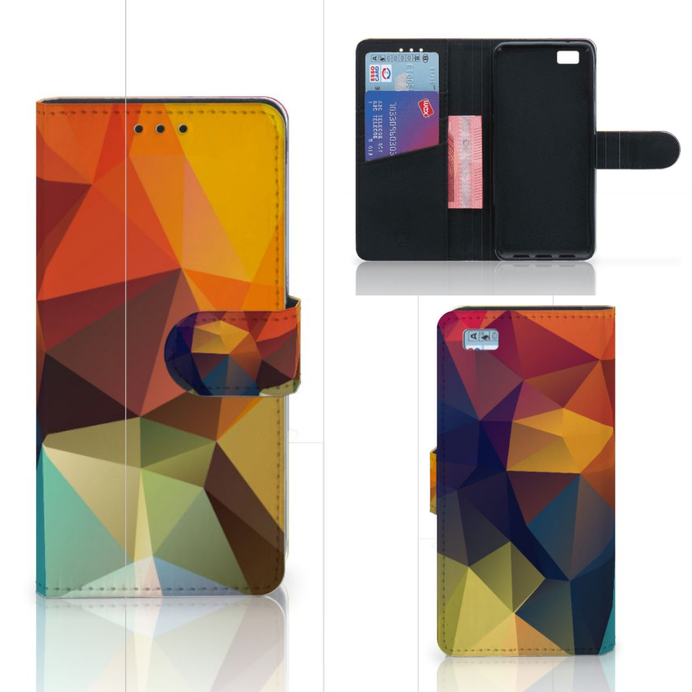 Huawei Ascend P8 Lite Boekhoesje Design Polygon Color
