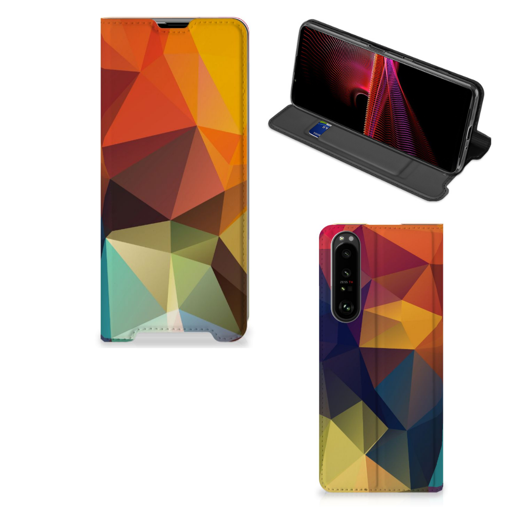Sony Xperia 1 III Stand Case Polygon Color