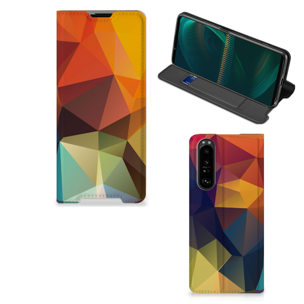 Sony Xperia 5 III Stand Case Polygon Color