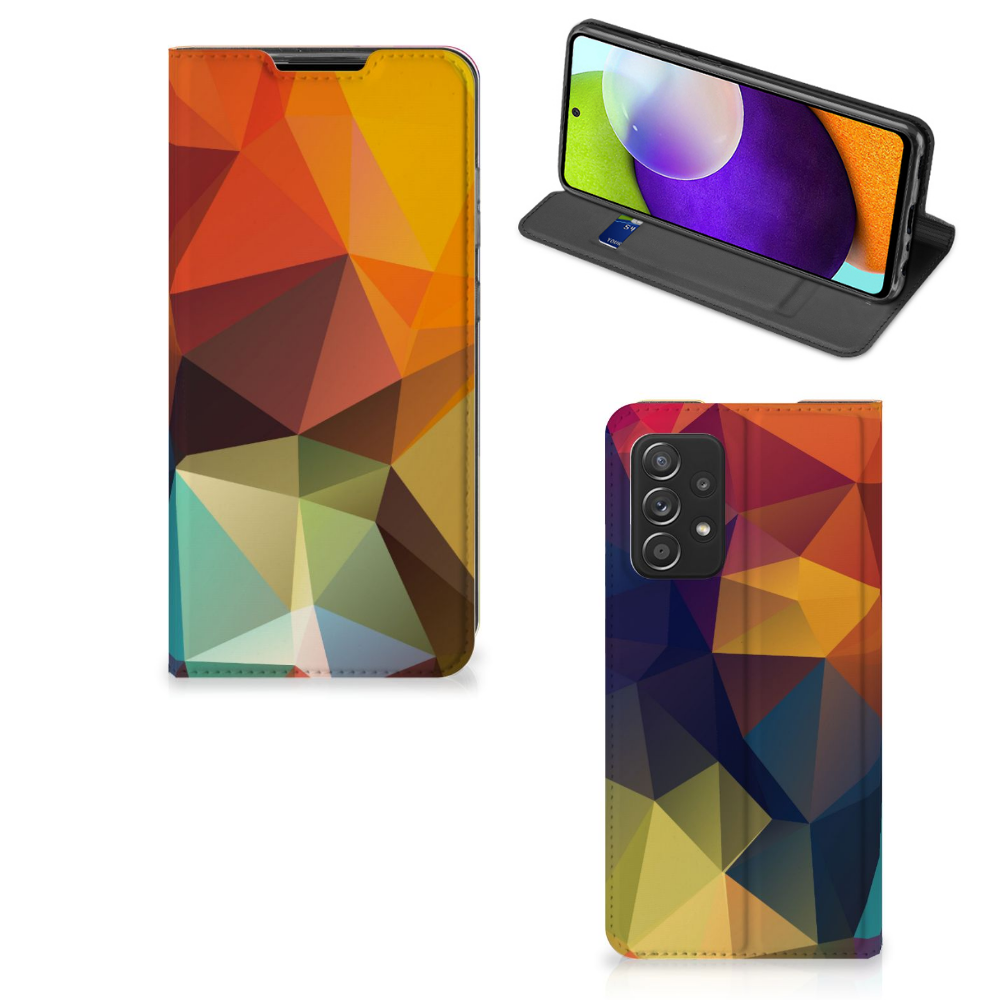 Samsung Galaxy A52 Stand Case Polygon Color