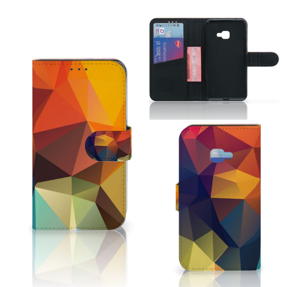 Samsung Galaxy Xcover 4 | Xcover 4s Book Case Polygon Color