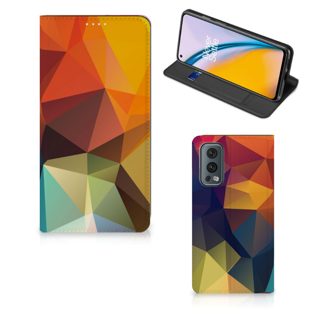 OnePlus Nord 2 5G Stand Case Polygon Color