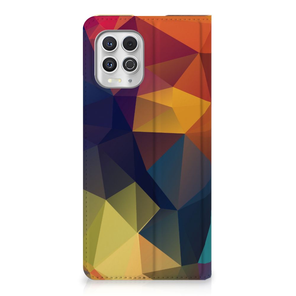 Motorola Moto G100 Stand Case Polygon Color