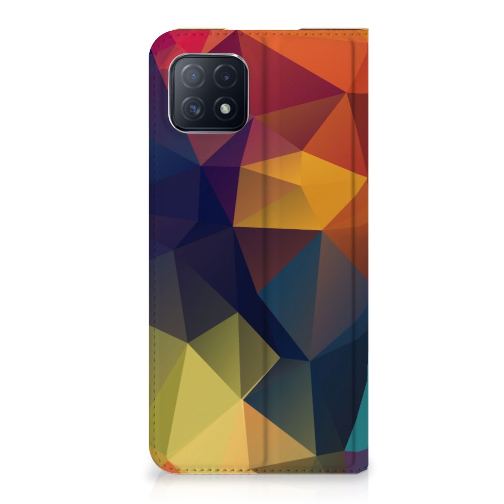 OPPO A73 5G Stand Case Polygon Color