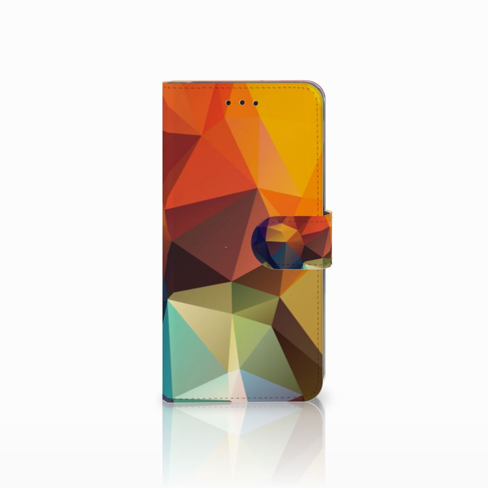 Samsung Galaxy A6 Plus 2018 Book Case Polygon Color