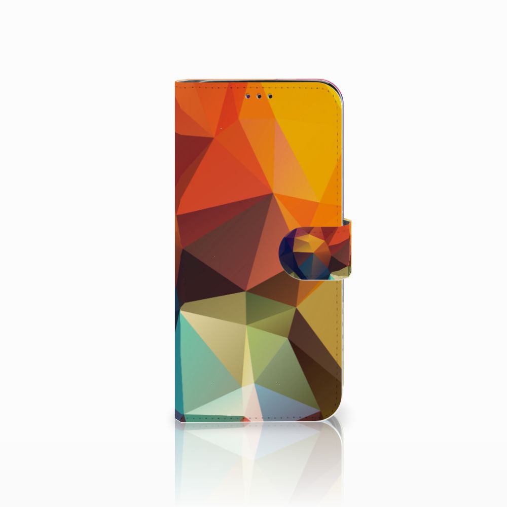 Samsung Galaxy A70 Book Case Polygon Color