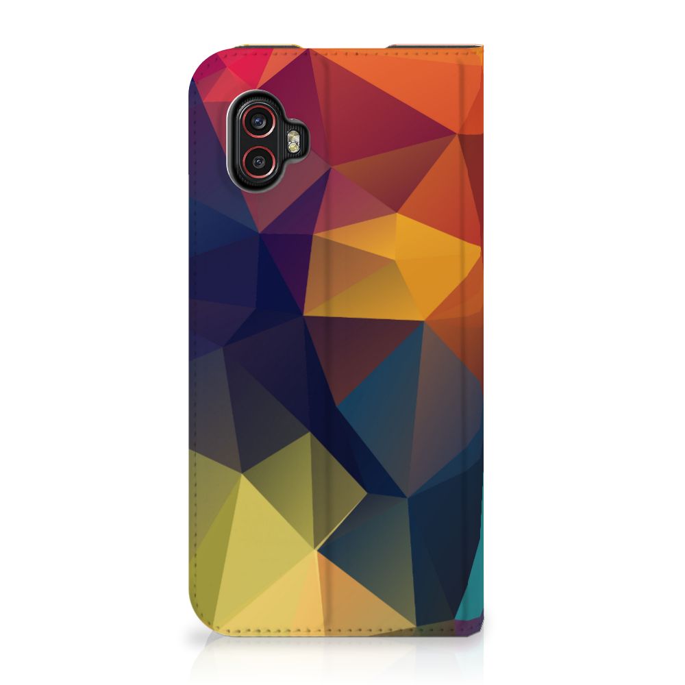 Samsung Galaxy Xcover 6 Pro Stand Case Polygon Color