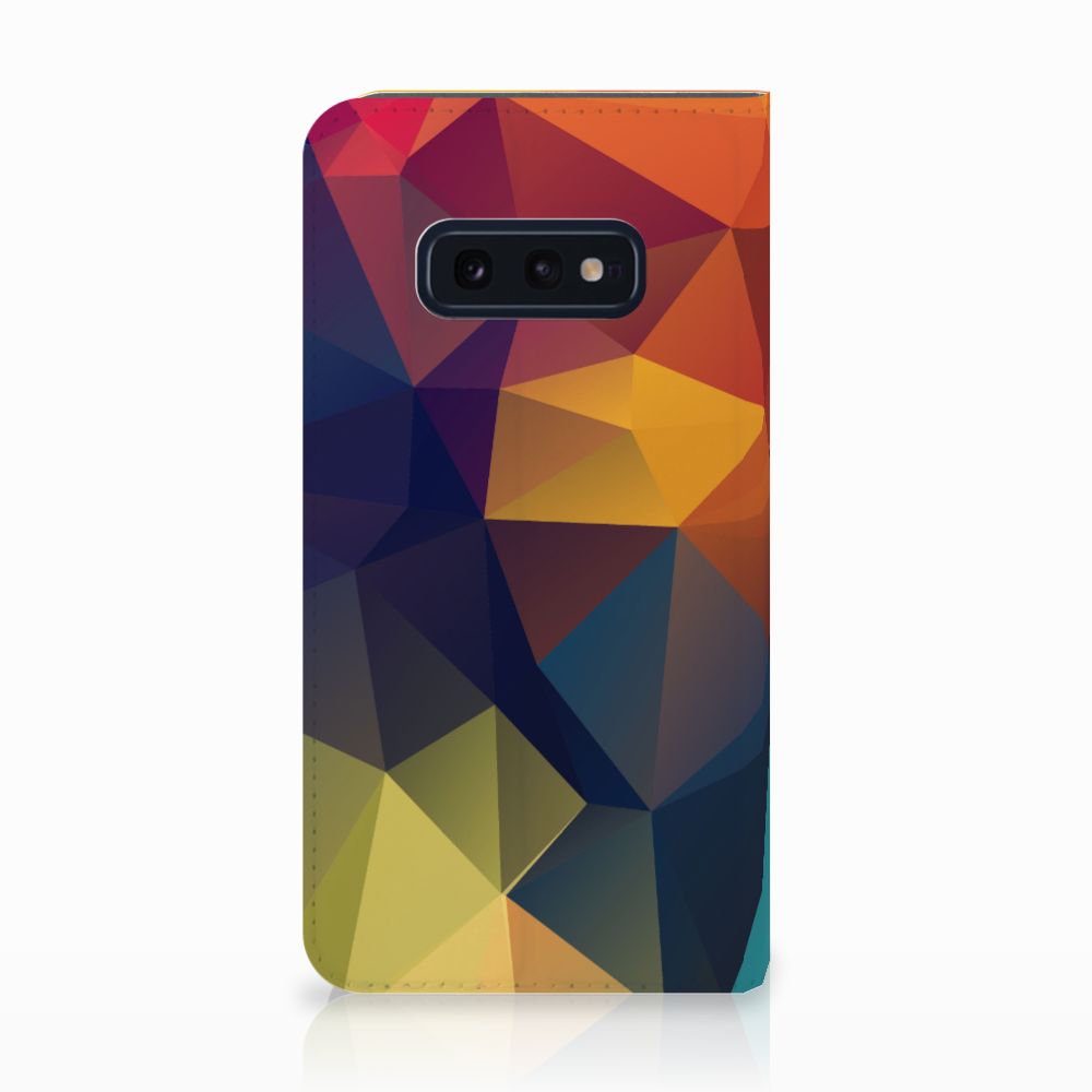 Samsung Galaxy S10e Stand Case Polygon Color