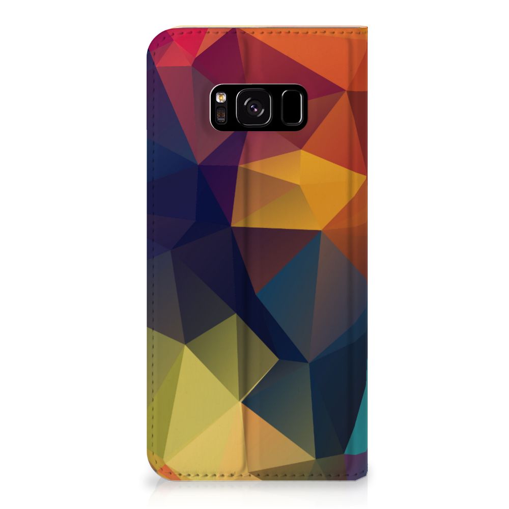 Samsung Galaxy S8 Stand Case Polygon Color