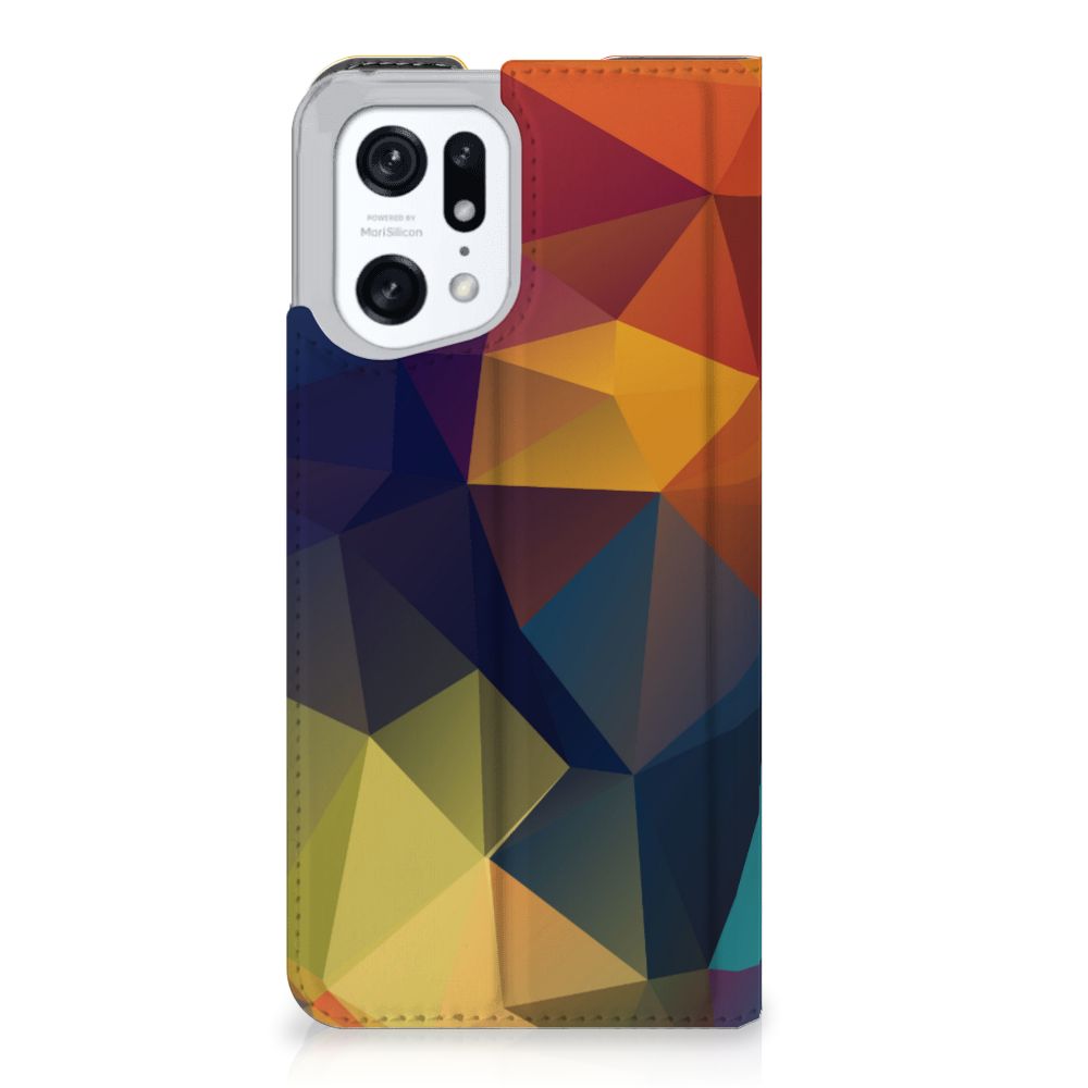 OPPO Find X5 Pro Stand Case Polygon Color