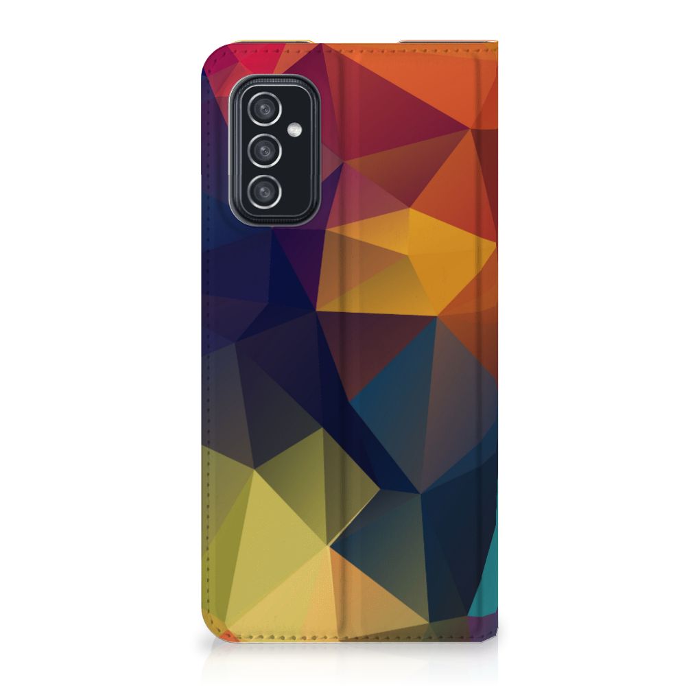 Samsung Galaxy M52 Stand Case Polygon Color