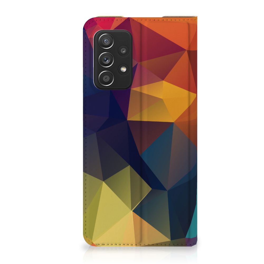 Samsung Galaxy A52 Stand Case Polygon Color