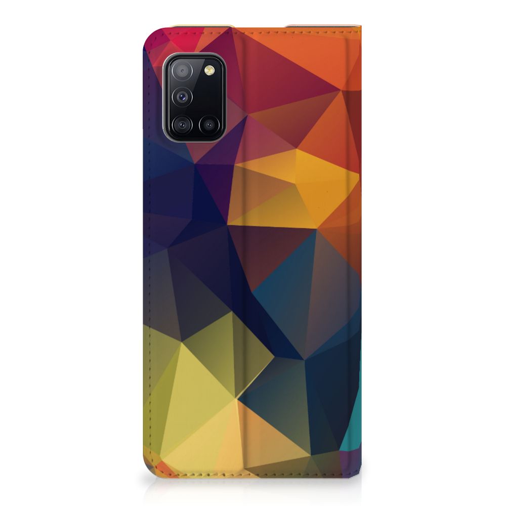 Samsung Galaxy A31 Stand Case Polygon Color