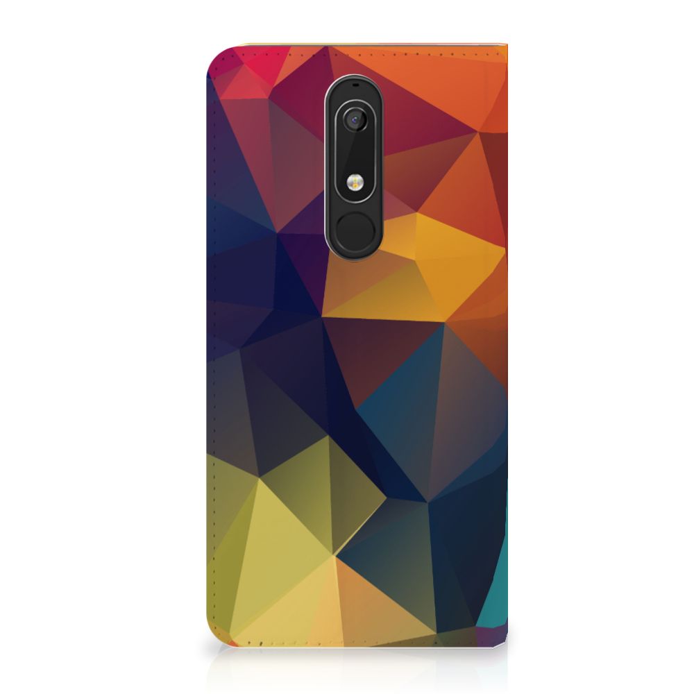 Nokia 5.1 (2018) Stand Case Polygon Color