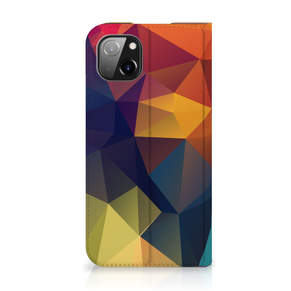Apple iPhone 14 Plus Stand Case Polygon Color