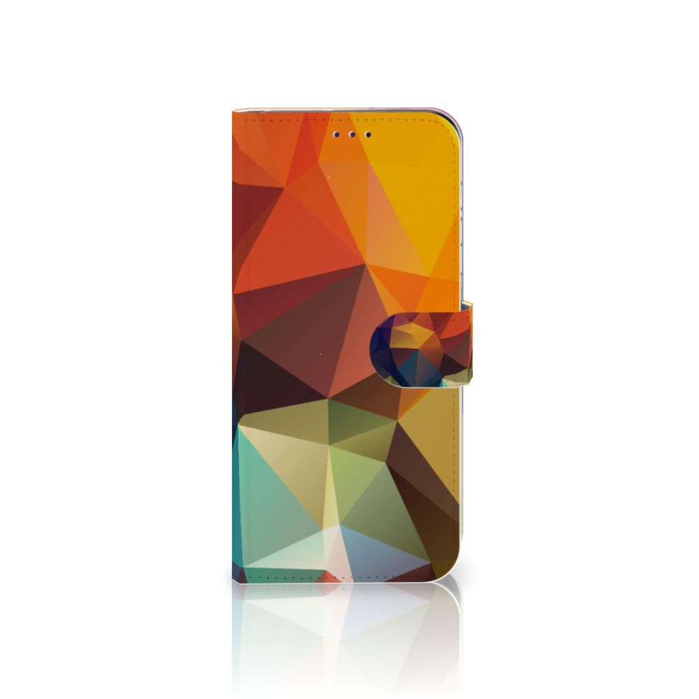Samsung Galaxy A50 Book Case Polygon Color