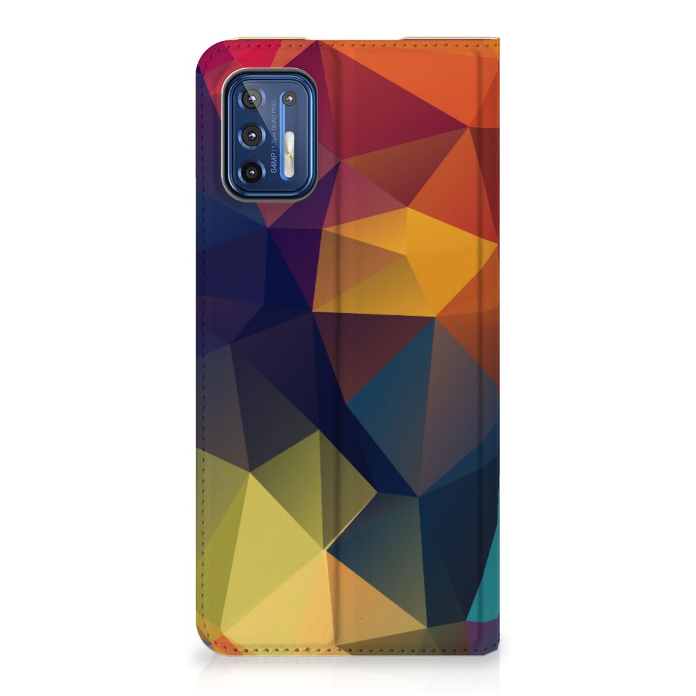 Motorola Moto G9 Plus Stand Case Polygon Color