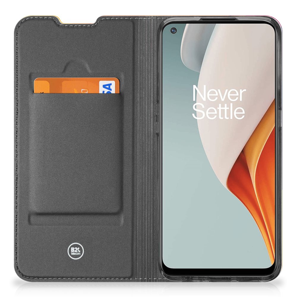 OnePlus Nord N100 Stand Case Polygon Color