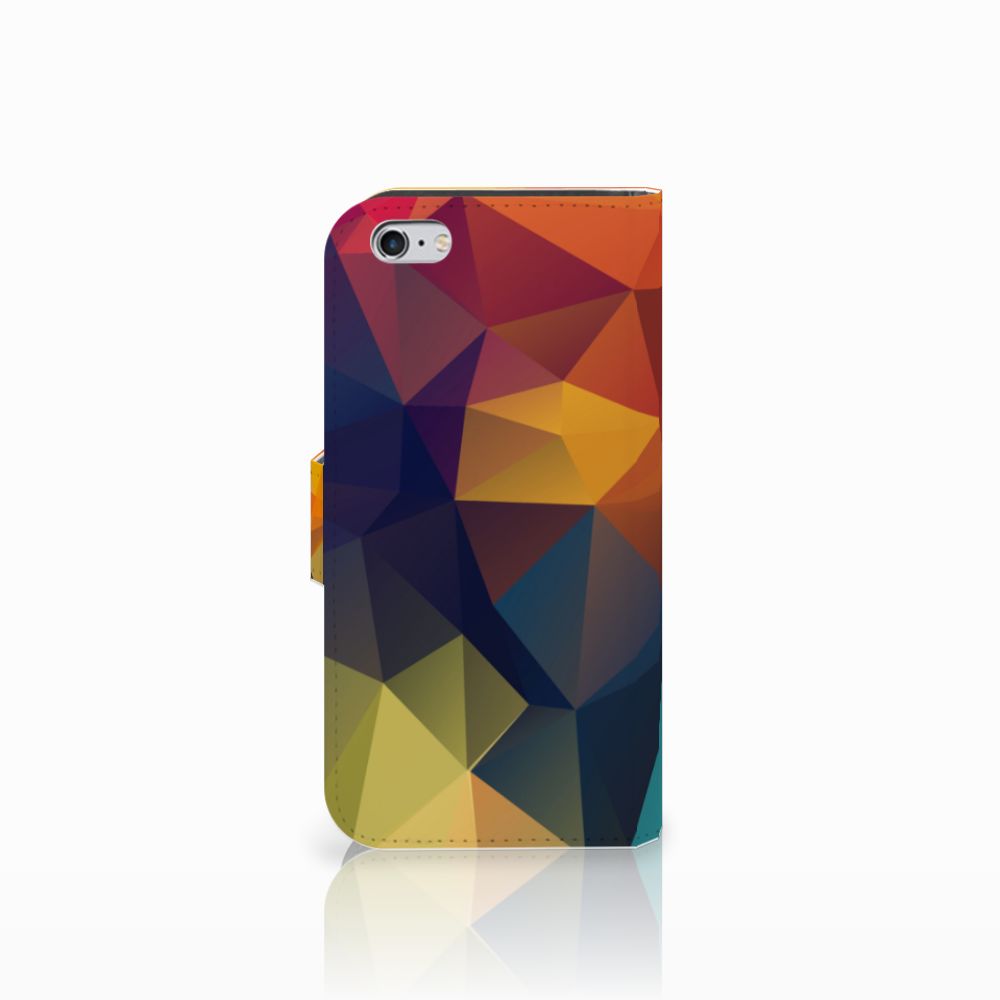 Apple iPhone 6 | 6s Book Case Polygon Color