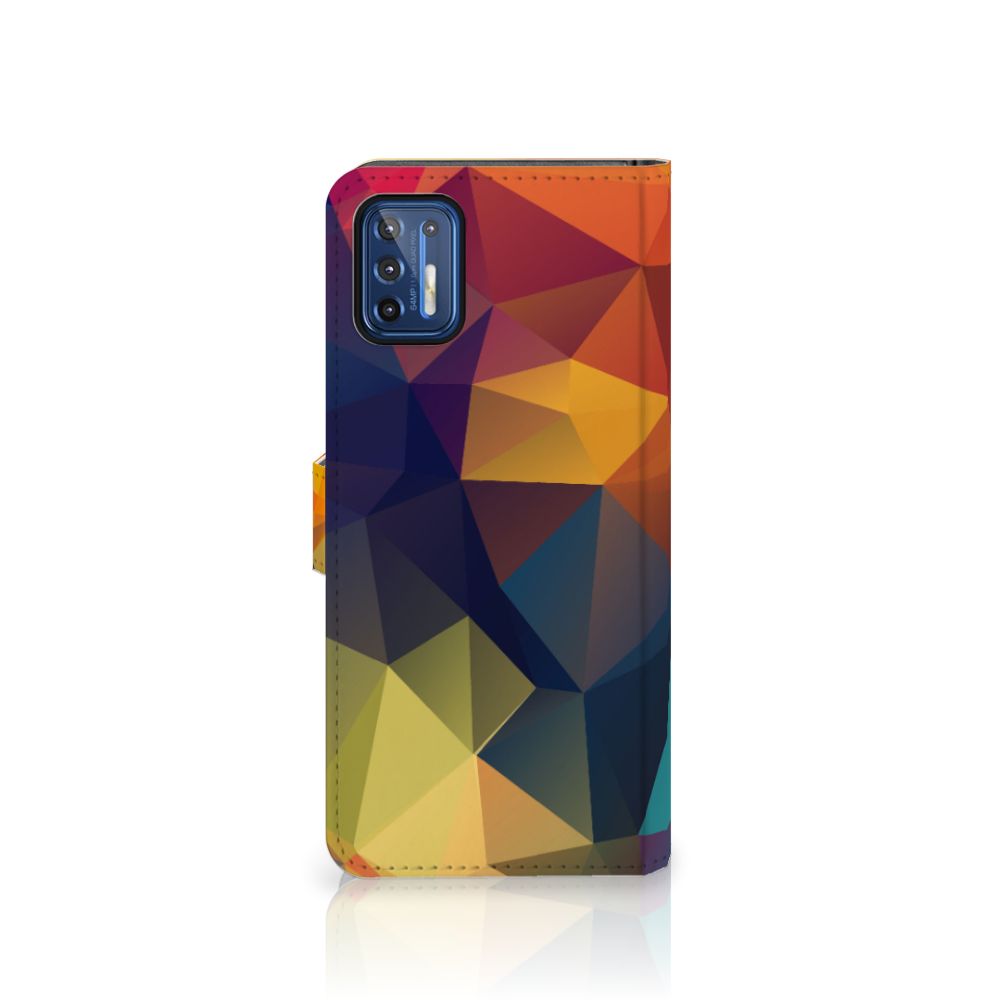 Motorola Moto G9 Plus Book Case Polygon Color
