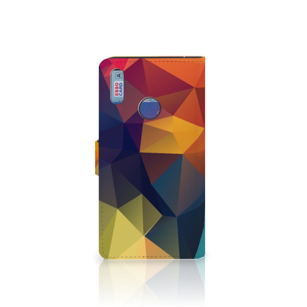 Huawei Y7 (2019) Book Case Polygon Color