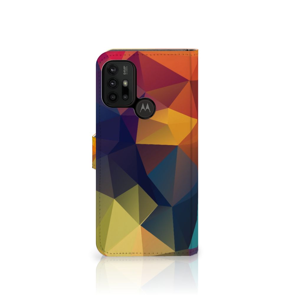 Motorola Moto G10 | G20 | G30 Book Case Polygon Color