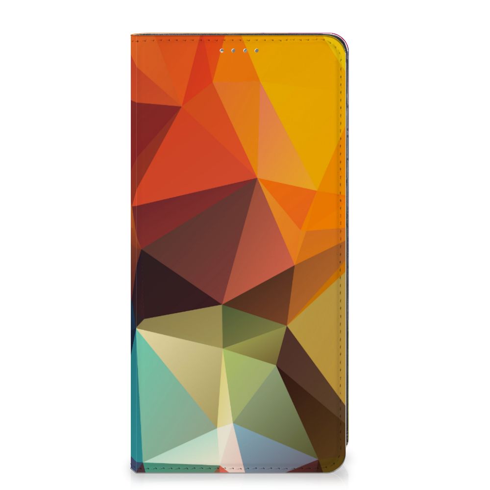 Samsung Galaxy A12 Stand Case Polygon Color