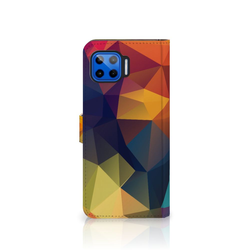 Motorola Moto G 5G Plus Book Case Polygon Color