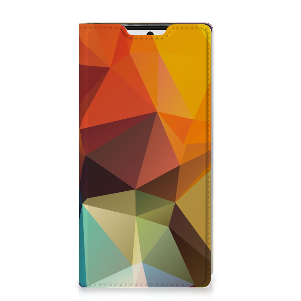 Samsung Galaxy Note 10 Stand Case Polygon Color