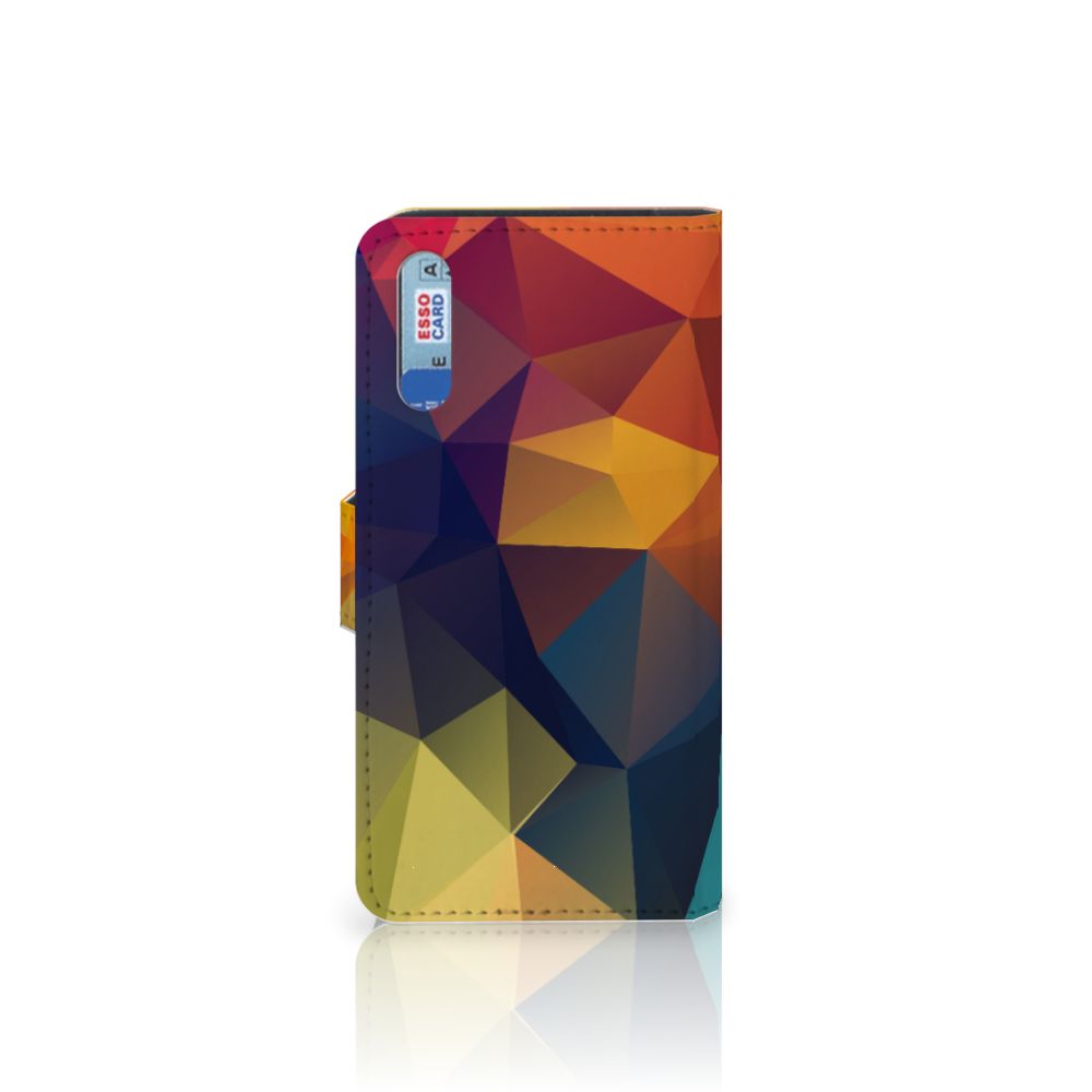 Huawei P20 Book Case Polygon Color